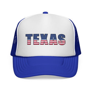 Texas Stars and Stripes Trucker Hat | Patriotic State Flag Cap - 0