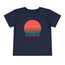 Kansas Toddler T-Shirt - Retro 80s Unisex Toddler Kansas Shirt-1