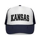 Kansas Retro Collegiate Style Trucker Hat-6