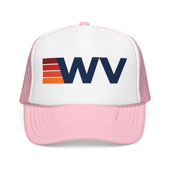 West Virginia Trucker Hat - WV Abbr retro cap