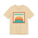 Retro Bozeman, Montana T-Shirt, Mountain Sun Tee, Unisex Graphic Shirt, Vintage Bozeman, Montana Top, Outdoor Adventure Clothing-17