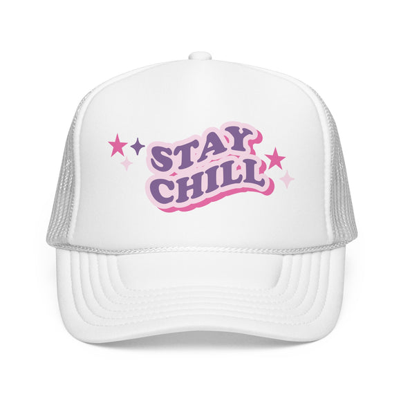 Stay Chill Trucker Hat Boho