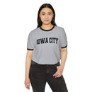 Iowa City, Iowa Cotton Ringer Graphic Tee - Unisex Iowa City T Shirt, Vintage Style Tee, Men's/Women's Tee-5