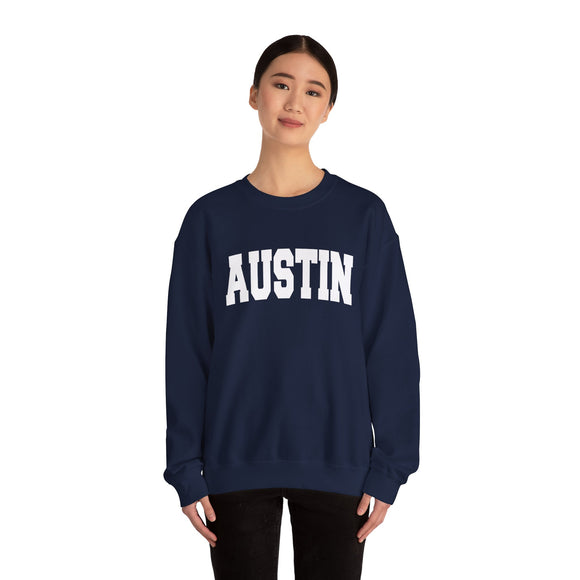 Austin, Texas Sweatshirt - Unisex Graphic Crewneck