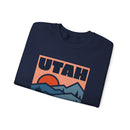 Utah Sweatshirt Retro Mountains, Utah Unisex Graphic Crewneck-19