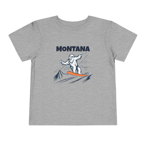 Montana Yeti Snowboard Toddler Tee