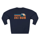 Premium Ski Bum Retro Mountain Graphic Sweatshirt-6