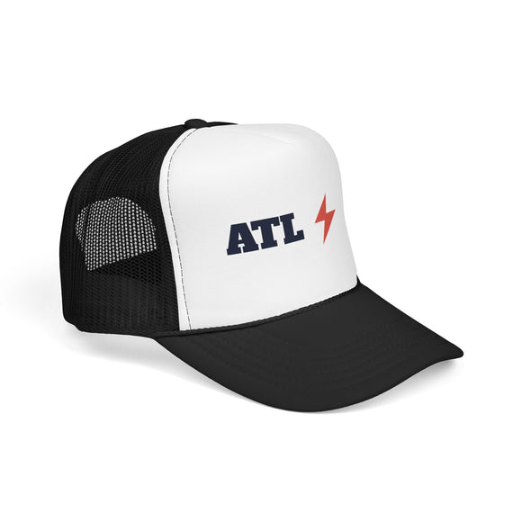 Atlanta, Georgia Retro Trucker Hat — Lightning Foam Cap