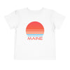 Maine Toddler T-Shirt - Retro 80s Unisex Toddler Maine Shirt