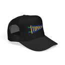 Topeka, Kansas Pennant Trucker Hat — Retro Flag Foam Cap-7