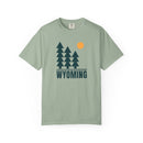 Wyoming T Shirt, Comfort Colors Cotton 100% Cotton Trees Tee-2