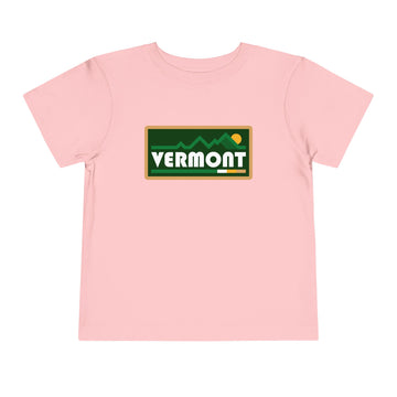 Buy pink Vermont Toddler Graphic Tee - Kids Vermont Shirt
