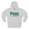 Premium Maine Hoodie - Retro Unisex Sweatshirt