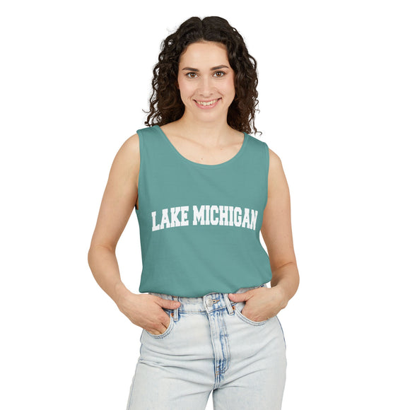 Lake Michigan Tank Top Unisex | Comfort Colors - 100% Cotton