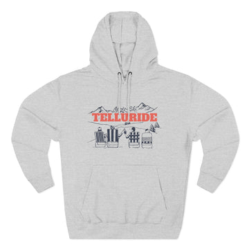 Premium Telluride, Colorado Après-ski Hoodie - Unisex Sweatshirt - 0