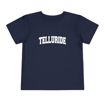 Buy navy Telluride, Colorado Toddler Graphic Tee - Kids Telluride Vacation T-Shirt