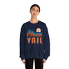 Vail, Colorado Sweatshirt Retro Mountains, Vail Unisex Graphic Crewneck