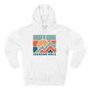 Jackson Hole, Wyoming Hoodie - Retro Mountain Unisex Sweatshirt-2