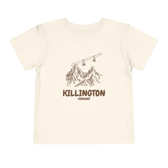 Killington, Vermont Toddler T-Shirt — Vintage Gondola Ski Mountain Tee