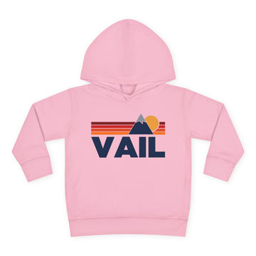 Buy pink Vail, Colorado Toddler Hoodie - Unisex Mountain Vail Pullover Sweatshirt, Kids Hooded Jumper, Colorado Souvenir