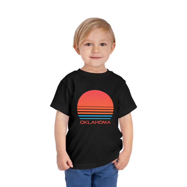 Oklahoma Toddler T-Shirt - Retro 80s Unisex Toddler Oklahoma Shirt