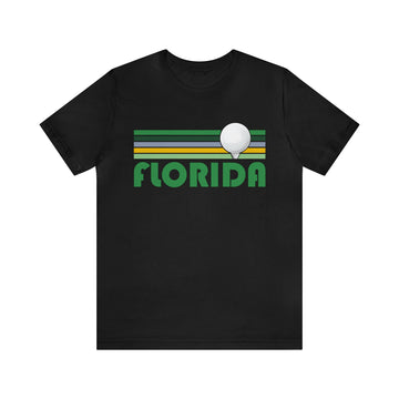 Buy black Golf Florida T-Shirt - Retro Golf Unisex Florida Shirt