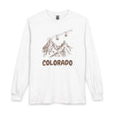 Colorado Long Sleeve T-Shirt - Ski Mountain Gondola-1