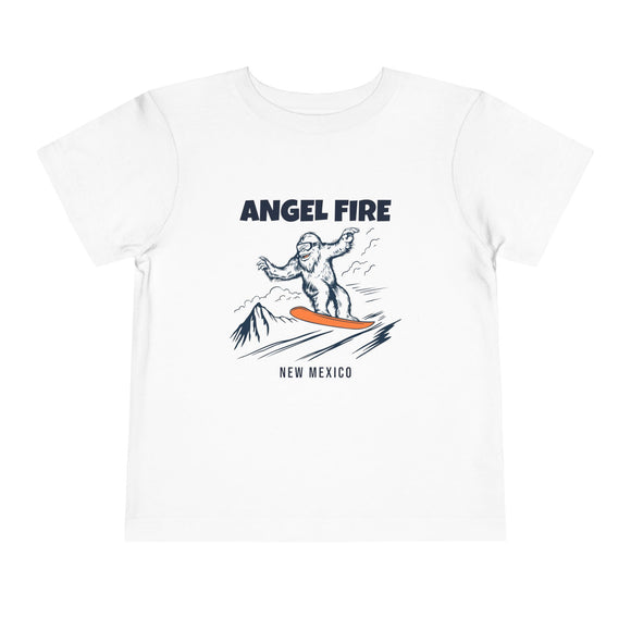 Angel Fire, New Mexico Yeti Snowboard Toddler Tee