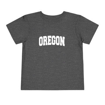 Buy dark-heather-grey Oregon Toddler Graphic Tee - Kids Oregon Vacation Shirt