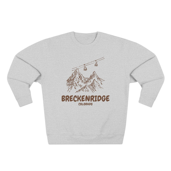 Premium Breckenridge, Colorado Gondola Ski Mountain Sweatshirt