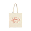 Lake Erie Fishing Canvas Tote Bag - 15" x 16"-1