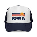 Iowa Retro Sun Trucker Hat - Vintage Style Iowa Cap-4