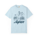 Aspen, Colorado Graphic Tee - Mountain Illustration Aspen T Shirt-4