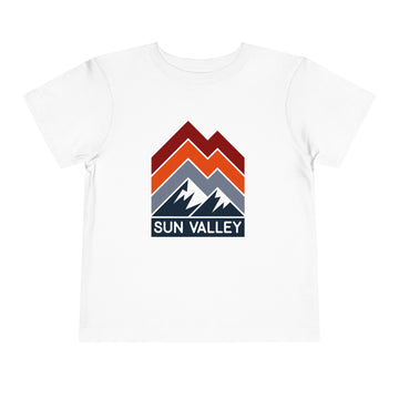 Sun Valley, Idaho Toddler T-Shirt - Retro Palm Tree Toddler Sun Valley Shirt - 0