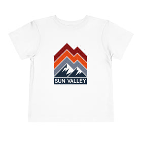 Sun Valley, Idaho Toddler T-Shirt - Retro Palm Tree Toddler Sun Valley Shirt