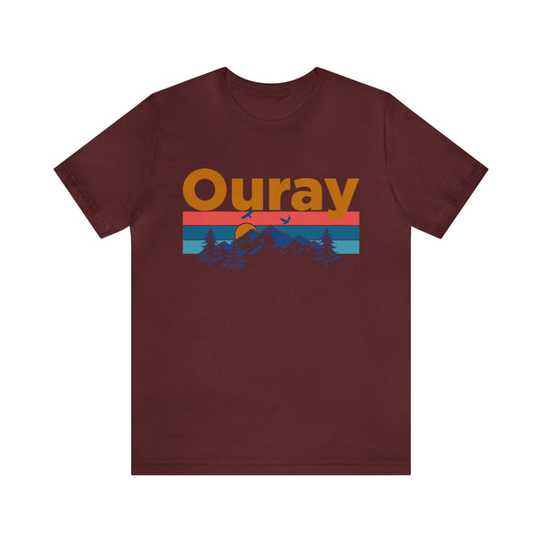 Ouray, Colorado Shirt - Mountain Sunset Unisex Ouray T-Shirt