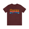 Ouray, Colorado Shirt - Mountain Sunset Unisex Ouray T-Shirt