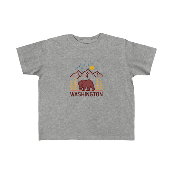Washington Toddler T-Shirt - Unisex Toddler Washington Shirt