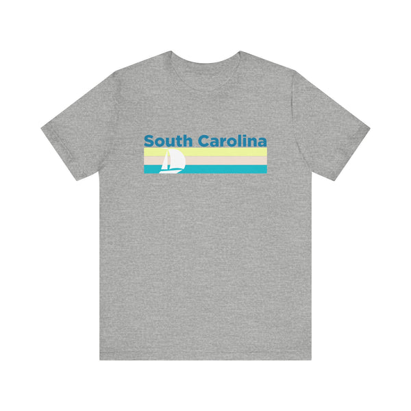 South Carolina T Shirt - Sailboat Graphic South Carolina Tee