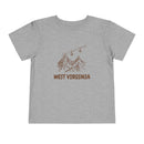 West Virginia Toddler T-Shirt — Vintage Gondola Ski Mountain Tee-3