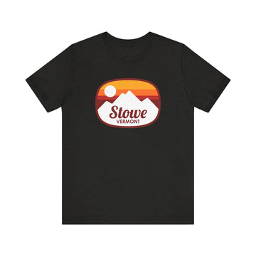 Buy black-heather Stowe, Vermont T-Shirt - Unisex Stowe Shirt