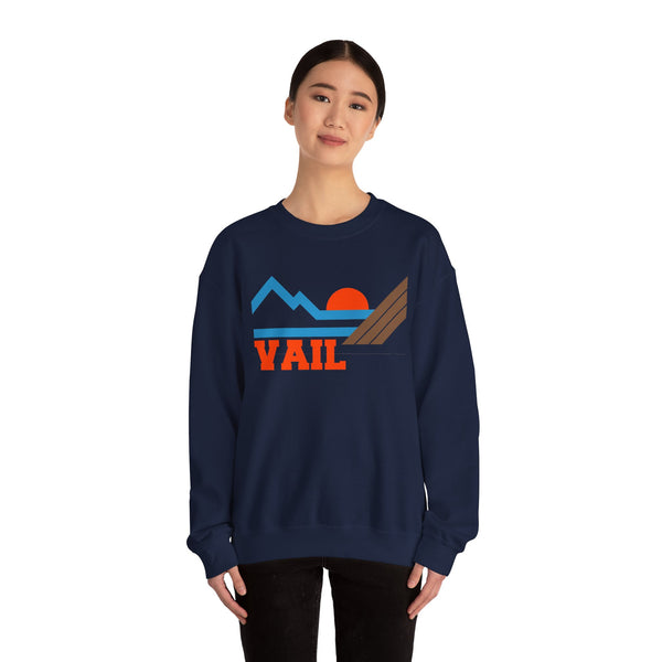 Vail, Colorado Sweatshirt - Mountain Vail Crewneck Sweatshirt