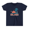 Orlando, Florida Youth Shirt - Retro Palm Tree Orlando Kid's T-Shirt