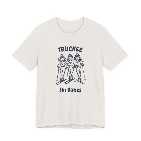 Truckee, California Ski Babes T‑Shirt — Retro Skiing Graphic Tee