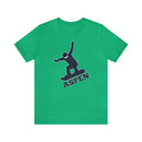 Aspen, Colorado T-Shirt - Snowboard Unisex Aspen Shirt-3