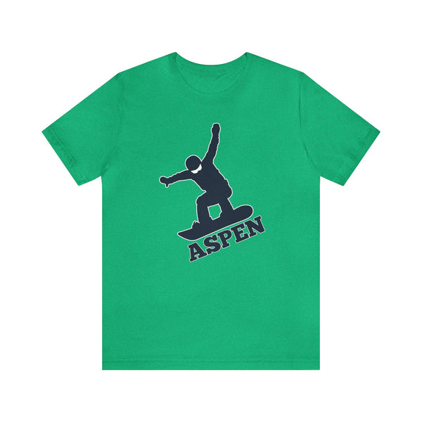 Aspen, Colorado T-Shirt - Snowboard Unisex Aspen Shirt