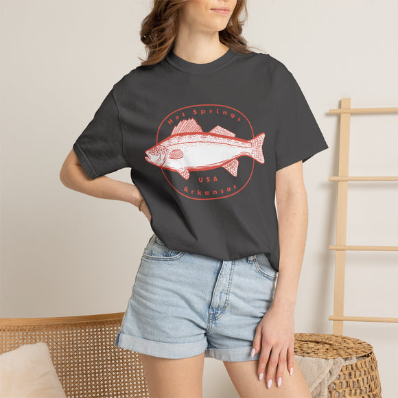 Hot Springs, Arkansas Tee, Comfort Colors 100% Cotton Fishing T shirt