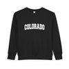 Colorado Toddler Sweatshirt - Colorado Toddler Crewneck Sweatshirt