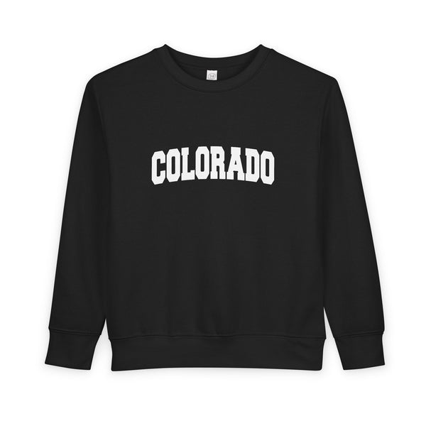 Colorado Toddler Sweatshirt - Colorado Toddler Crewneck Sweatshirt