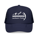 Jackson Hole, Wyoming Trucker Hat - Foam Boulder Cap-3